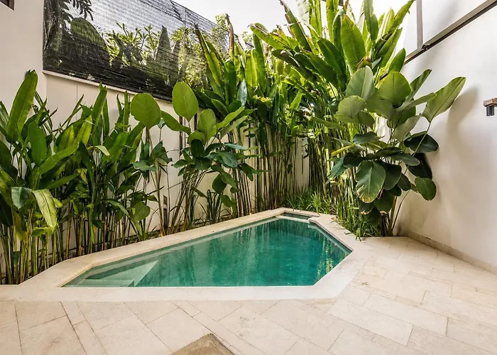 Vakantiehuis Cozy 1-Br Villa, 800M From Echo Beach Canggu